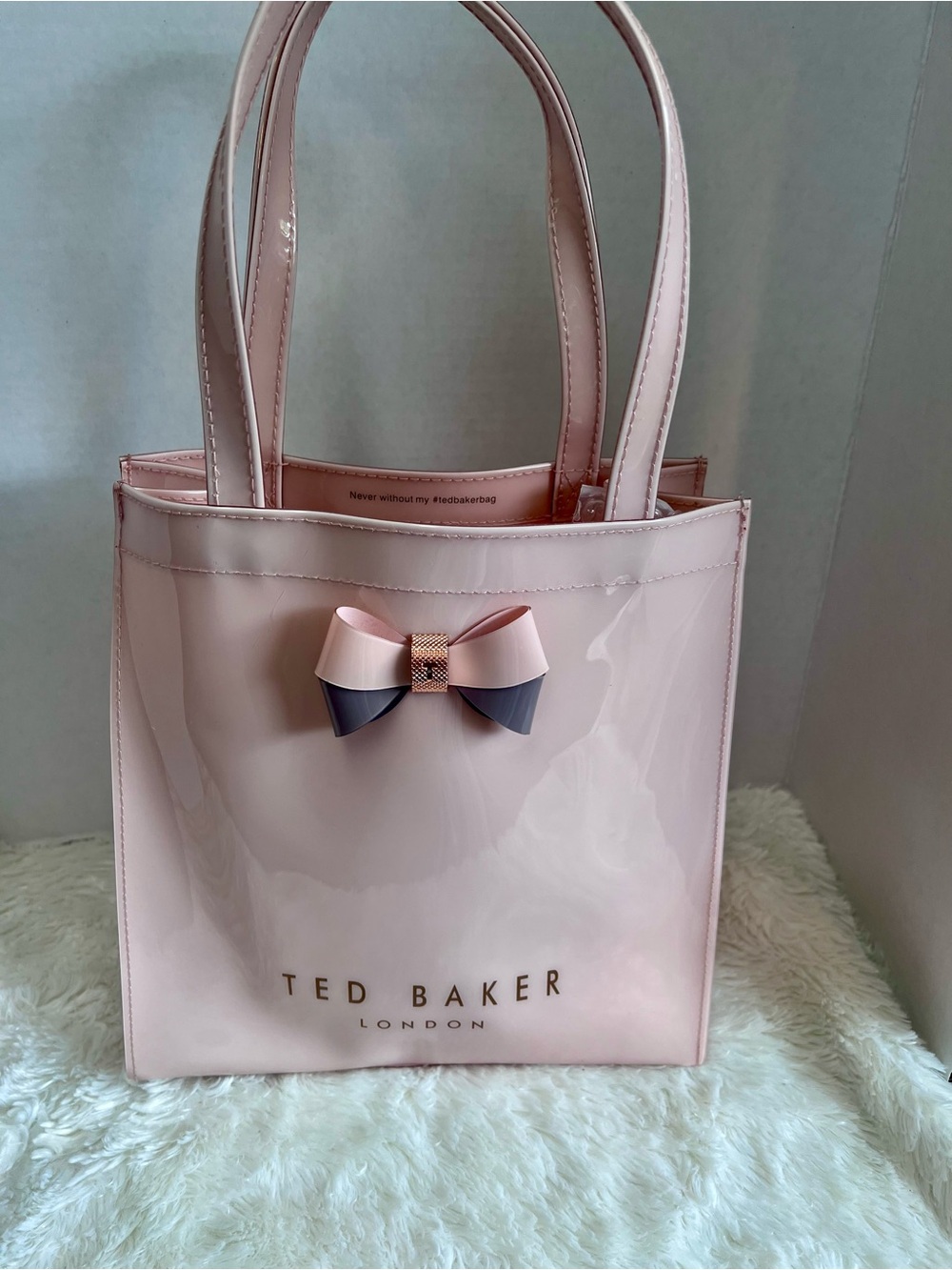 Ted Baker Pale Pink Tote Bag With Bow
